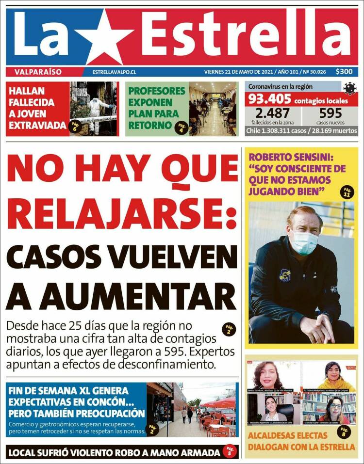 Portada de Estrella de Valparaiso (Chile)