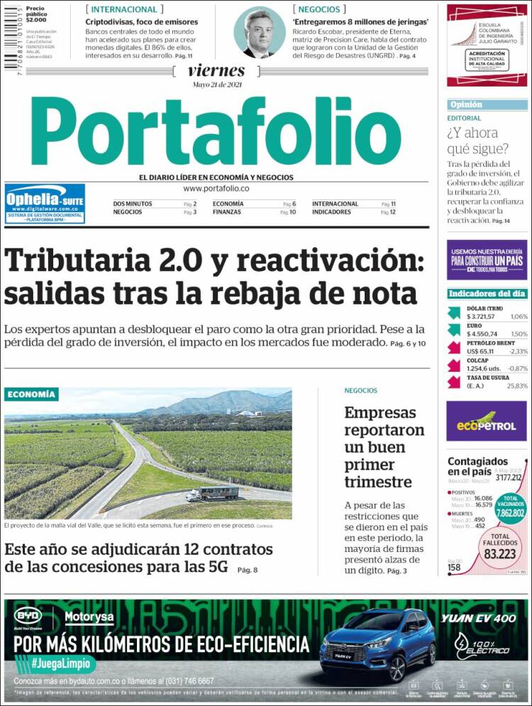 Portada de Portafolio (Colombia)