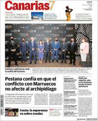 Portada de Canarias 7 (España)