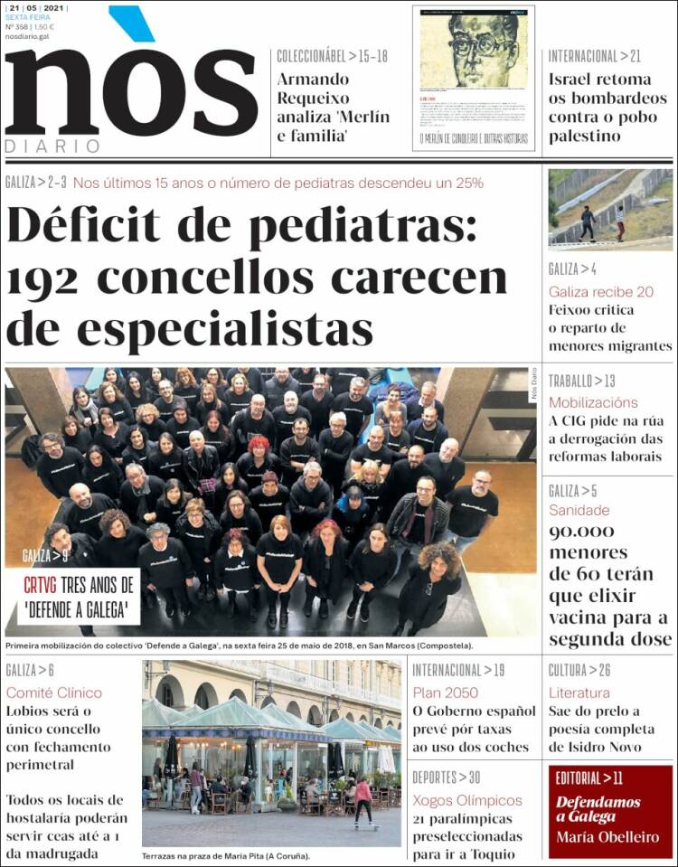 Portada de Nòs Diario (Spain)