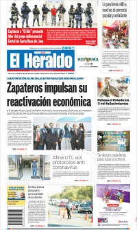 Portada de El Heraldo de León (Mexico)
