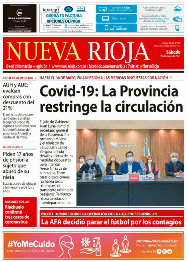 Portada de Nueva Rioja (Argentina)