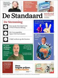 Portada de De Standaard (Belgium)