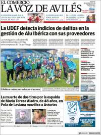 Portada de El Comercio - Avilés (España)