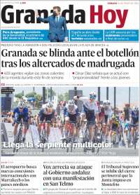 Portada de Granada Hoy (España)