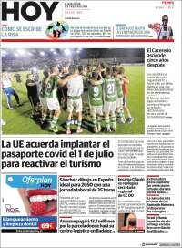 Portada de Hoy - Badajoz (España)