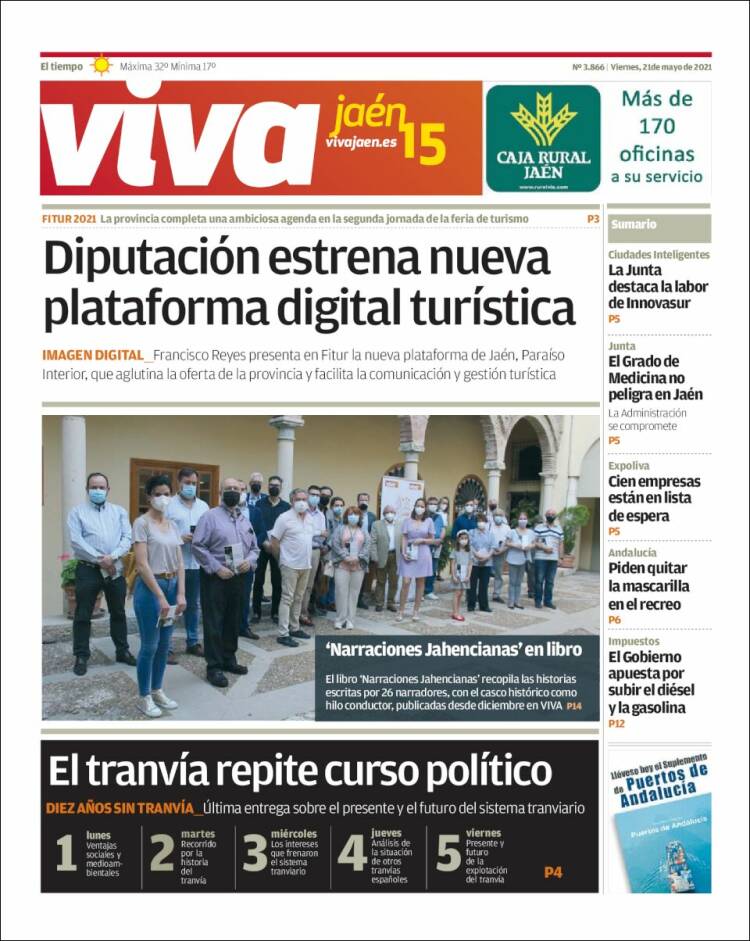 Portada de Viva Jaén (España)