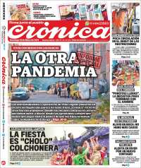 Portada de Crónica (Argentina)