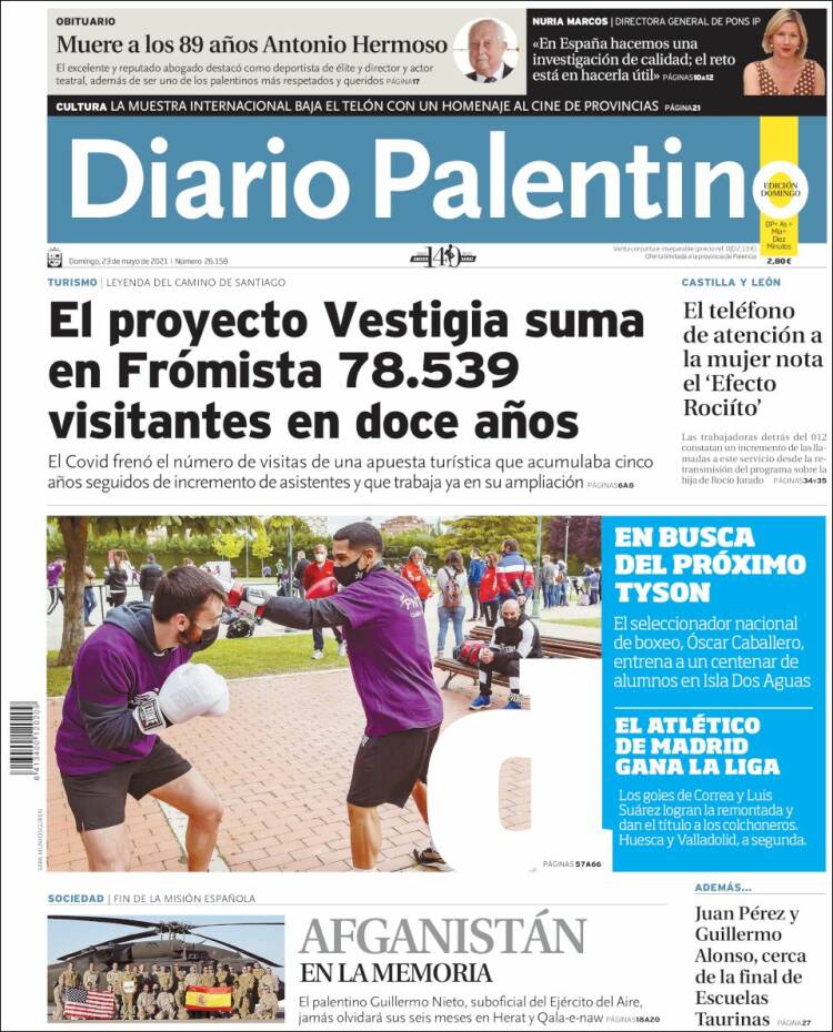 Portada de Diario Palentino (Espa&ntilde;a)