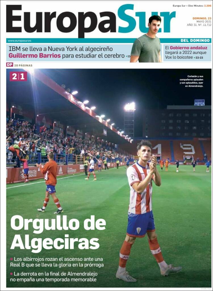 Portada de Europa Sur (Espa&ntilde;a)