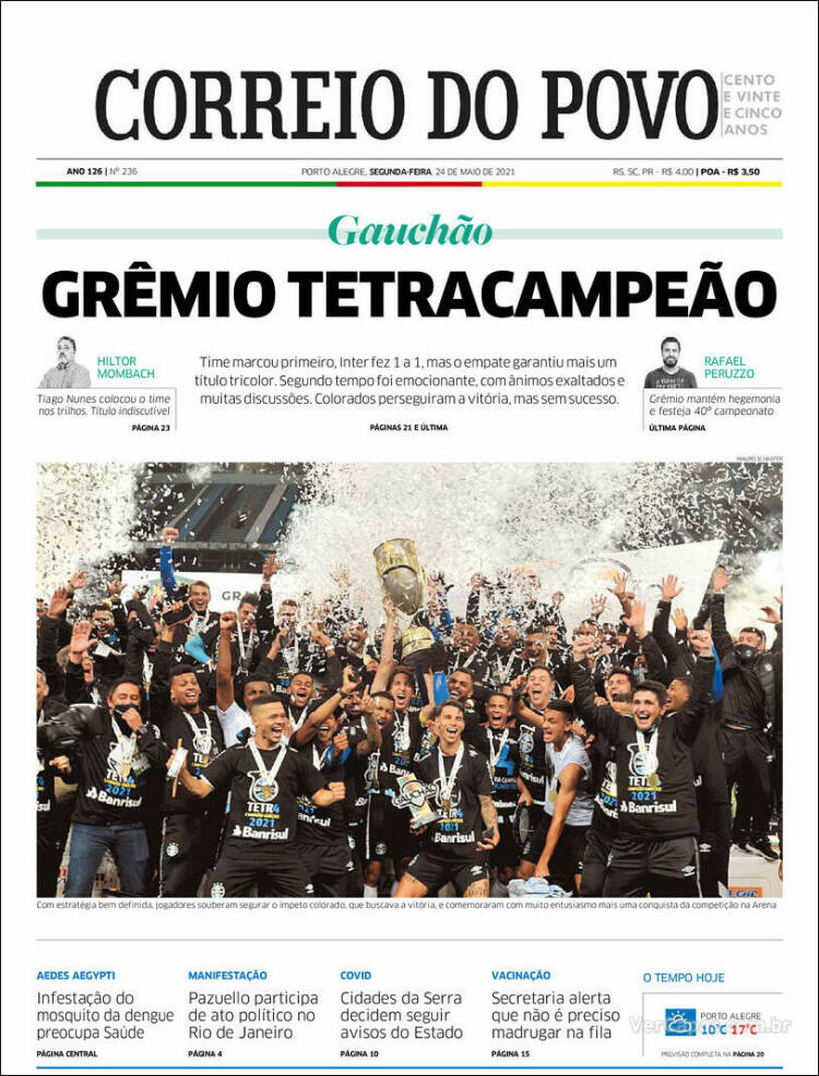 Portada de Correio Do Povo (Brasil)