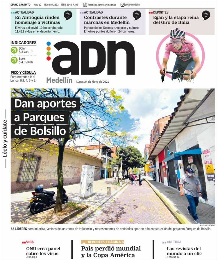 Portada de ADN - Medellín (Colombia)