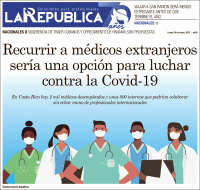 Portada de La República (Costa Rica)