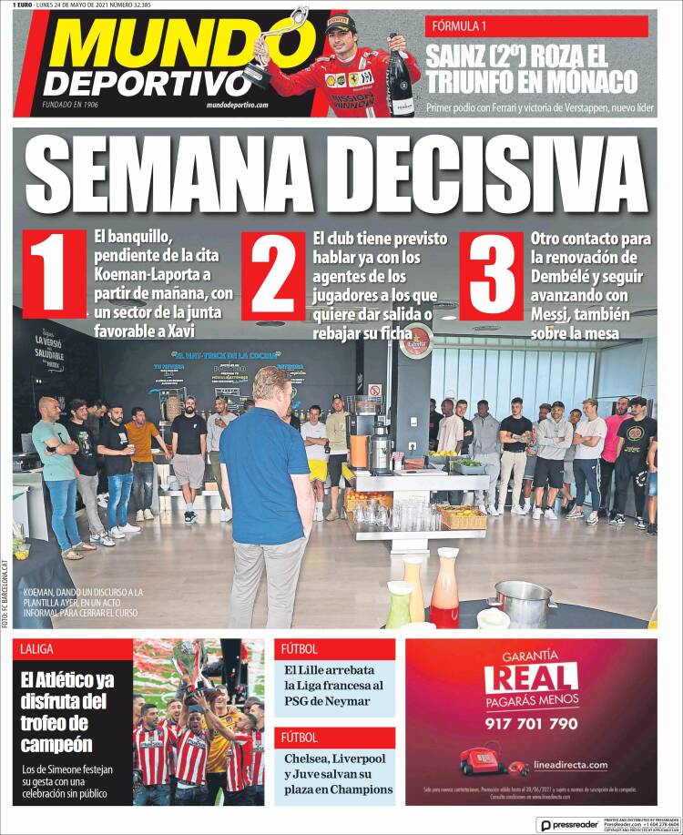 Portada de El Mundo Deportivo (España)