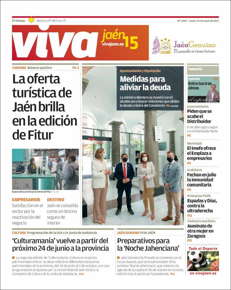 Portada de Viva Jaén (España)