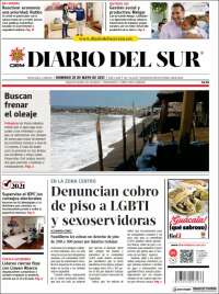 Portada de El Diario del Sur (México)