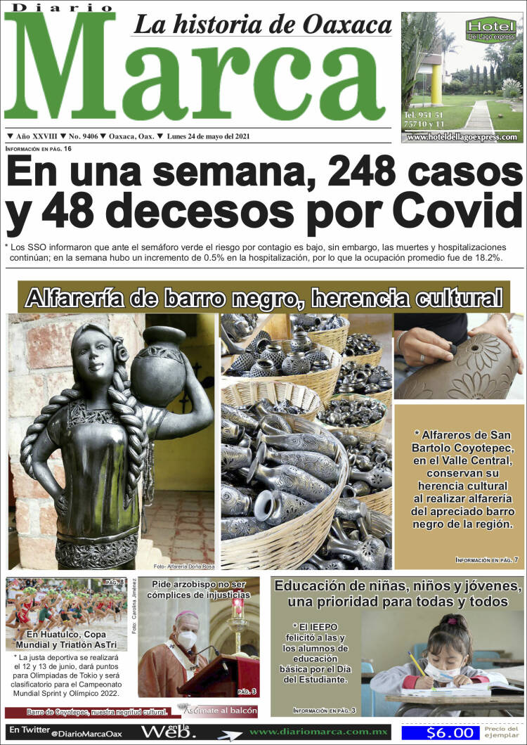 Portada de Diario Marca (México)