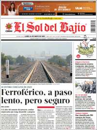 Portada de El Sol del Bajio (México)