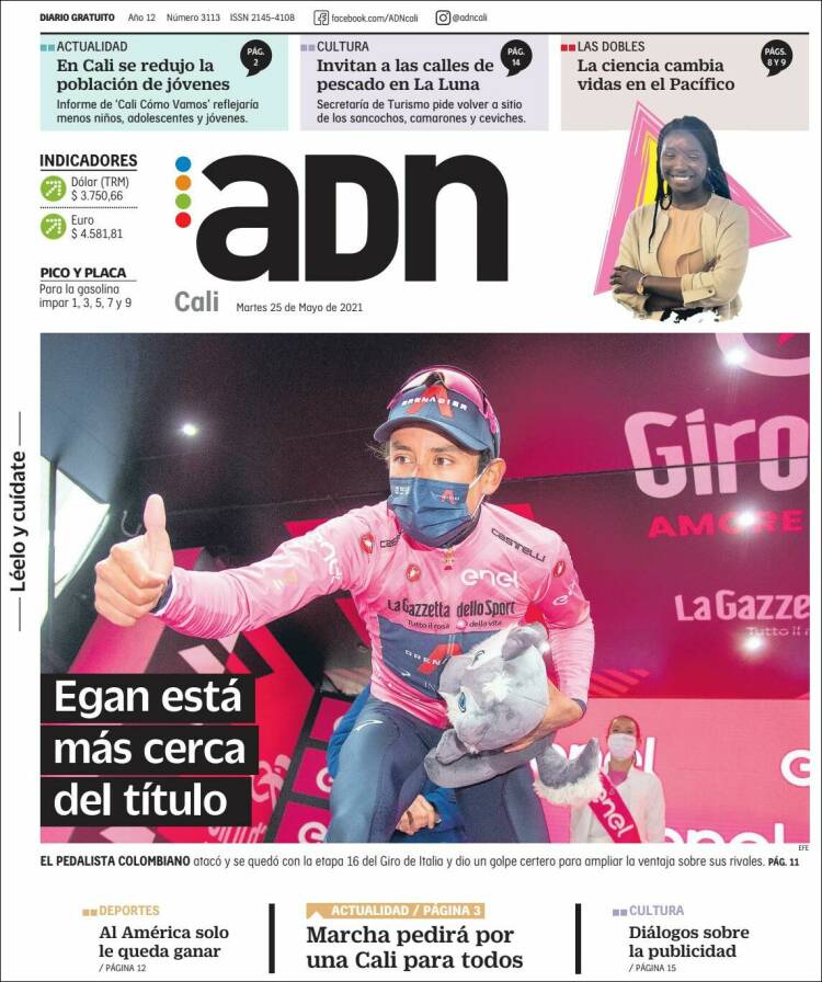 Portada de ADN - Cali (Colombia)