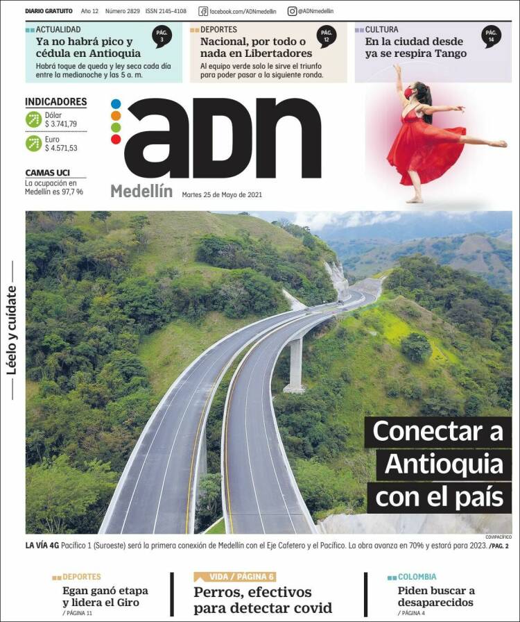 Portada de ADN - Medellín (Colombia)