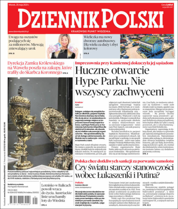 Portada de Dziennik (Polonia)