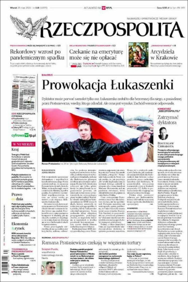 Portada de Rzeczpospolita (Polonia)