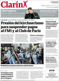 Portada de Clarín (Argentine)