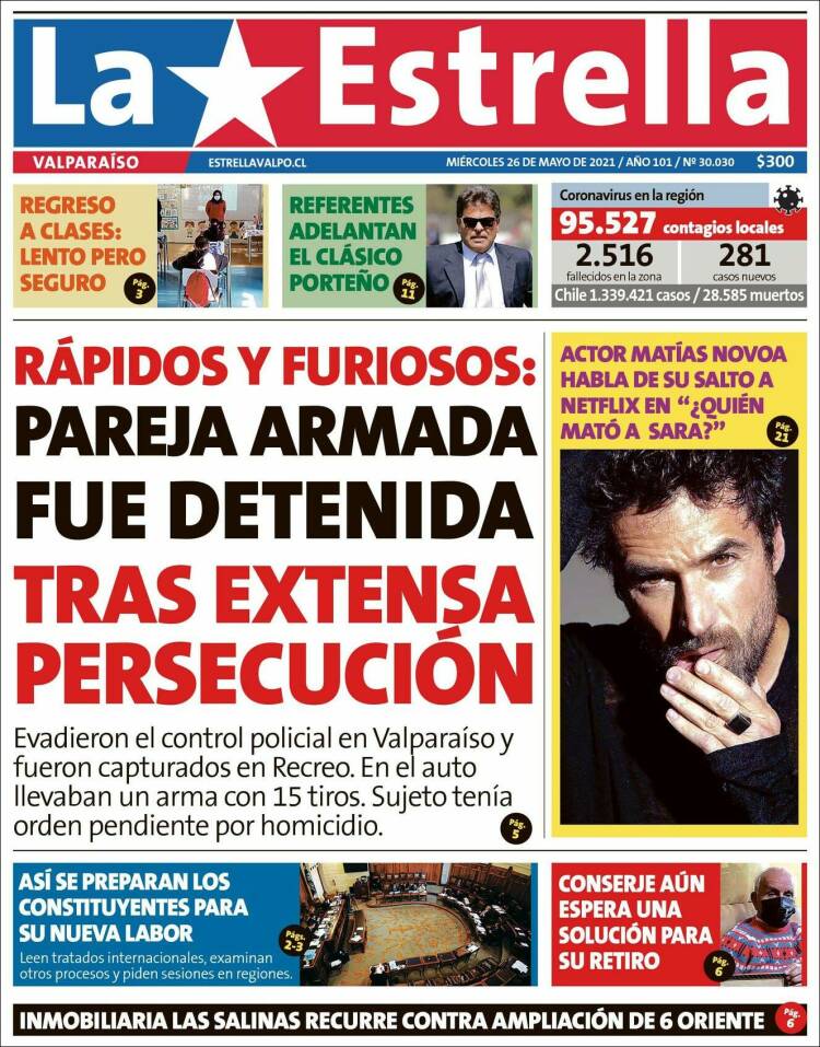 Portada de Estrella de Valparaiso (Chile)