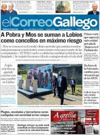 Portada de El Correo Gallego (España)