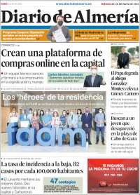 Portada de Diario de Almería (Spain)