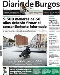 Portada de Diario de Burgos (Spain)