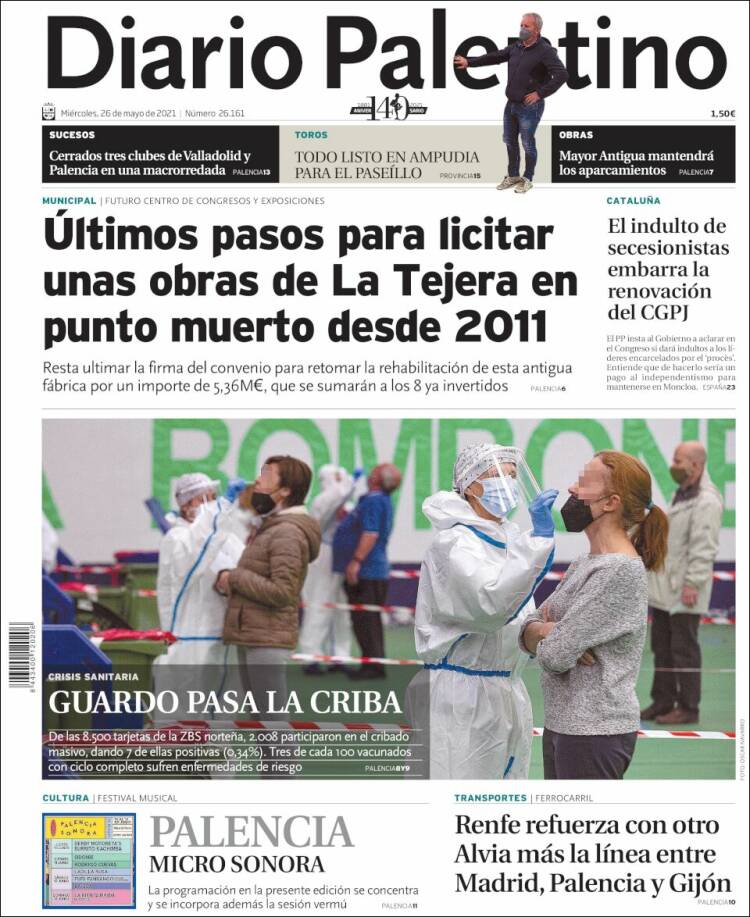 Portada de Diario Palentino (Spain)