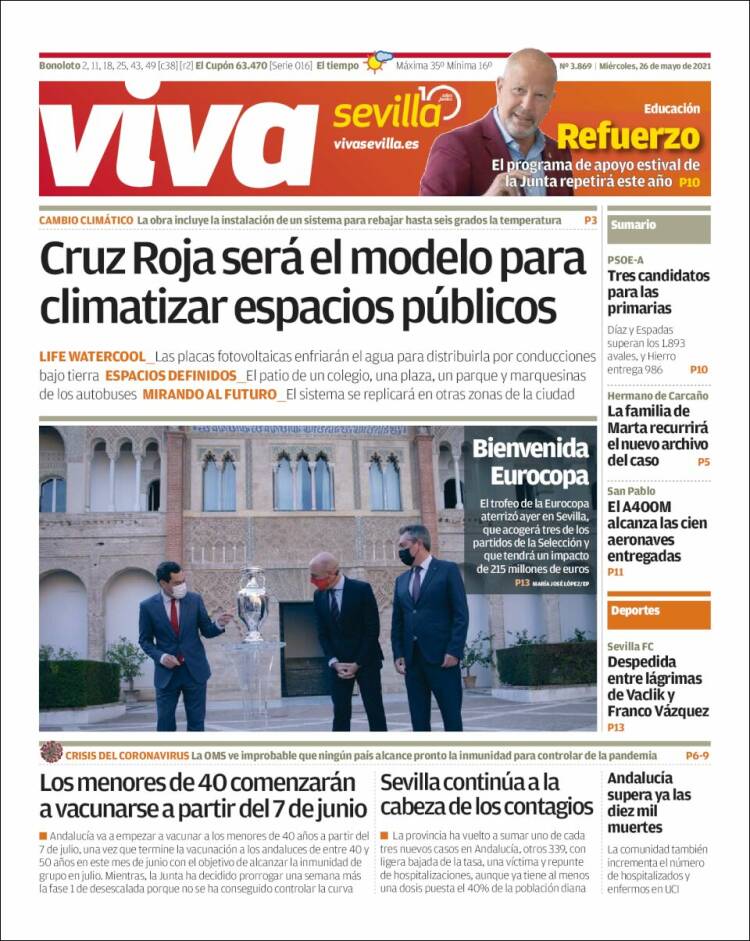 Portada de Viva Sevilla (España)