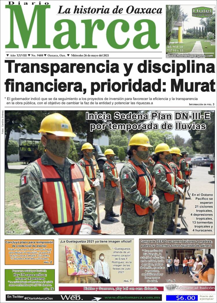 Portada de Diario Marca (Mexico)