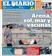 Portada de El Diario NY (États-Unis)