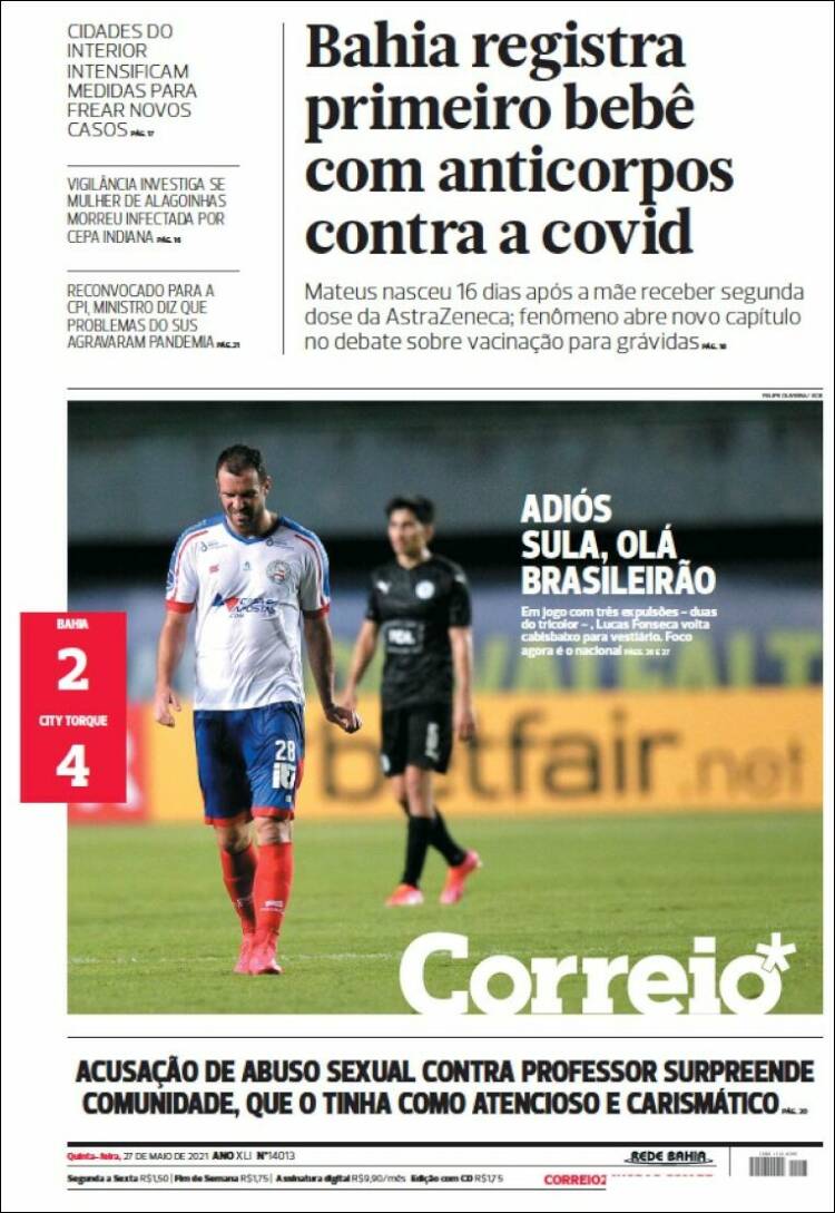 Portada de Correio* (Brasil)