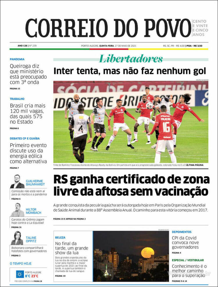 Portada de Correio Do Povo (Brasil)