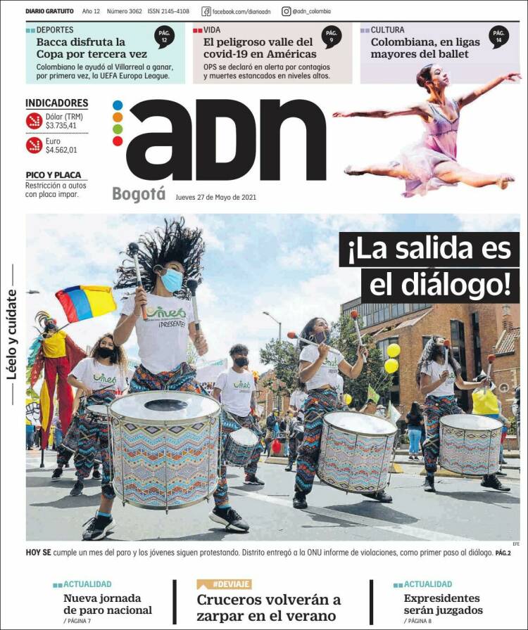 Portada de ADN - Bogotá (Colombia)
