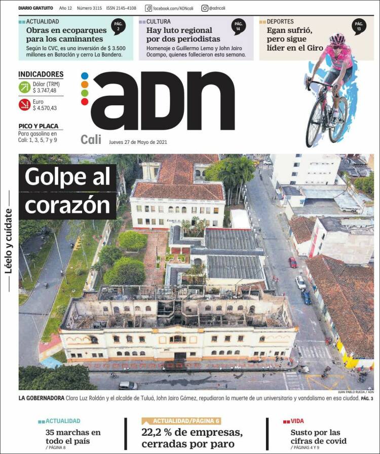 Portada de ADN - Cali (Colombia)