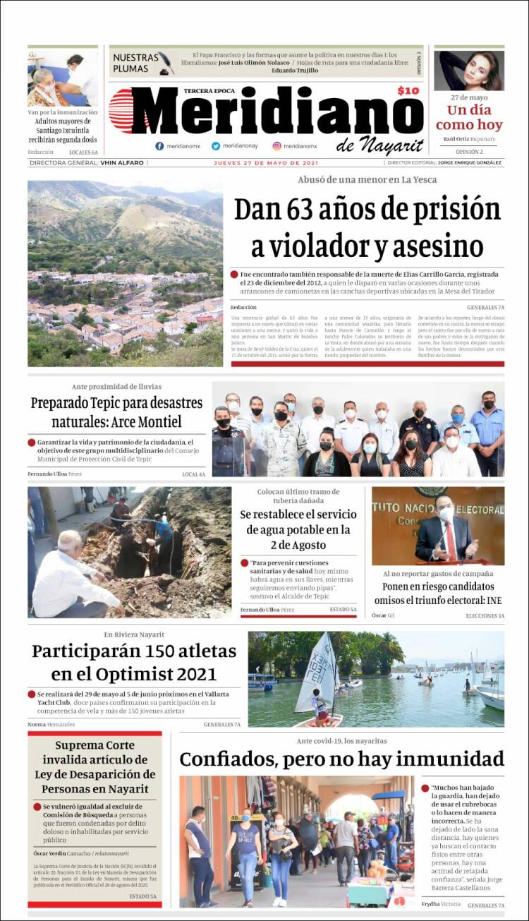 Portada de Meridiano (México)