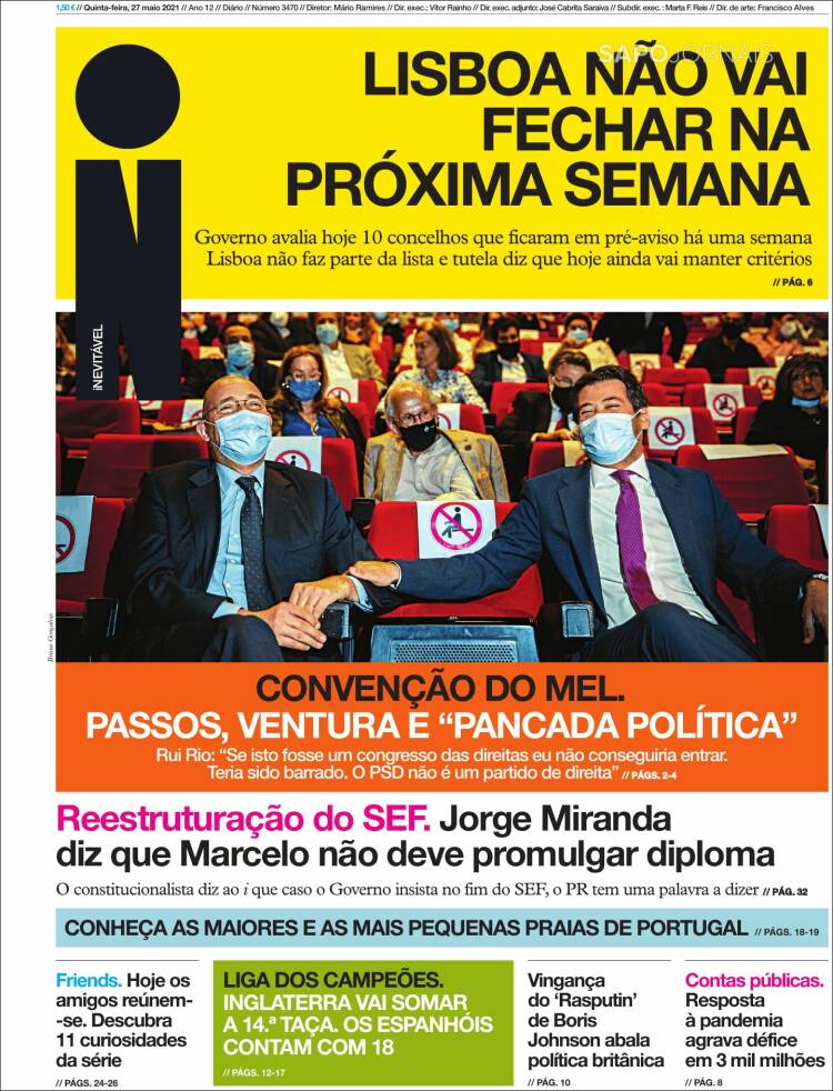 Portada de I - informação (Portugal)