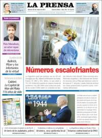 Portada de La Prensa (Argentina)