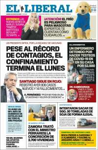 Portada de Diario El Liberal (Argentina)