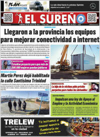 Portada de Diario El Sureño (Argentina)