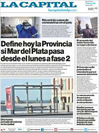 Portada de Diario La Capital - Mar del Plata (Argentina)