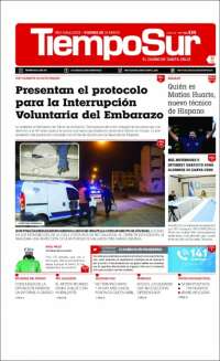 Portada de Tiempo Sur (Argentina)