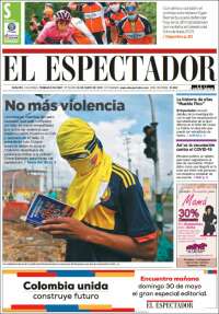 Portada de El Espectador (Colombia)