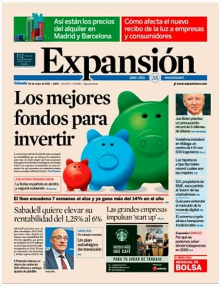 Portada de Expansión (Espa&ntilde;a)