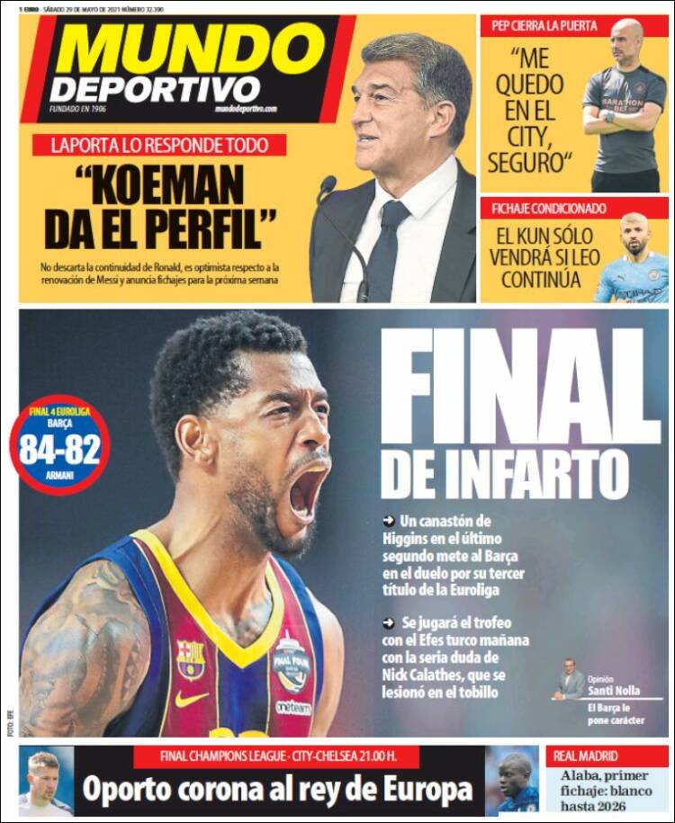 Portada de El Mundo Deportivo (España)