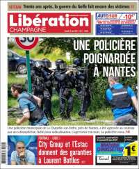 Portada de Libération Champagne (Francia)